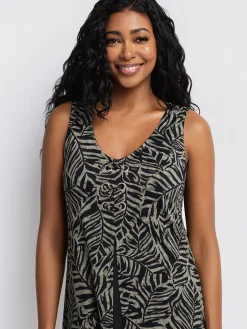 A line maxi knit dress
