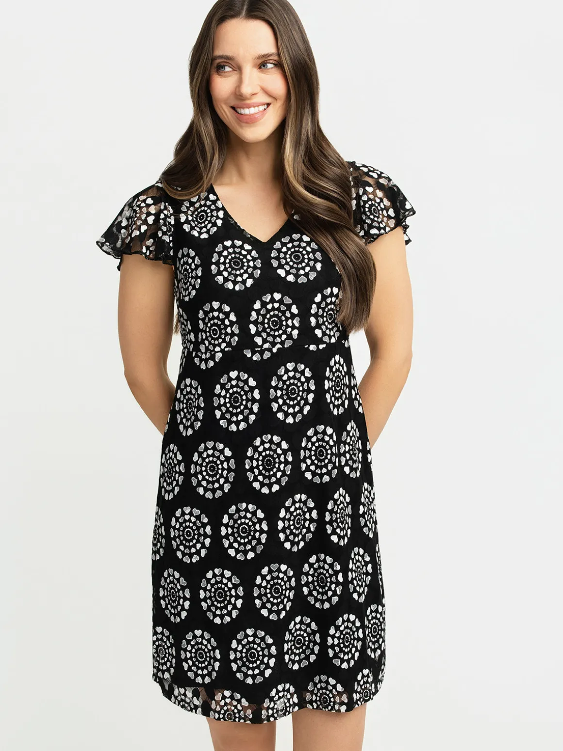 A line midi knit dress