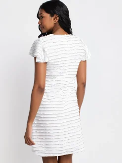 A-line midi knit dress