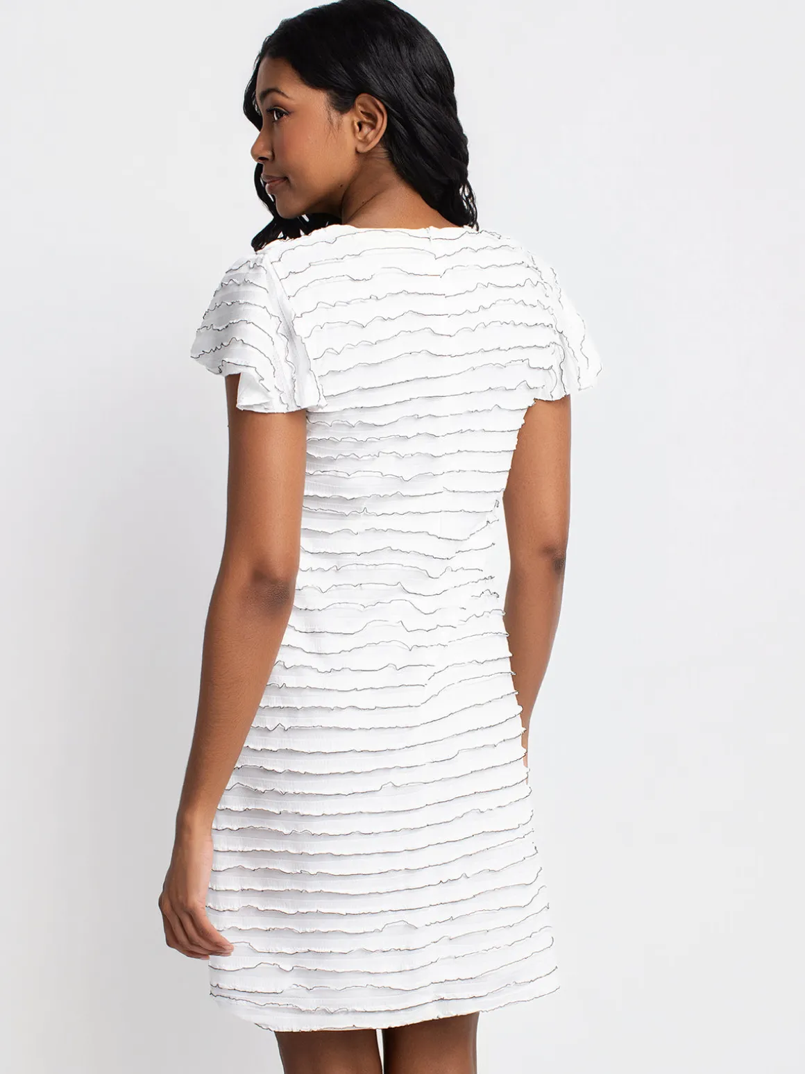 A-line midi knit dress