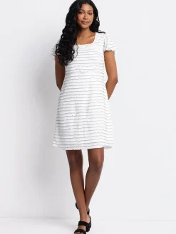 A-line midi knit dress