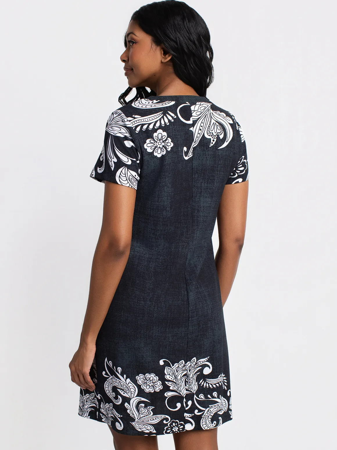 A line midi knit dress