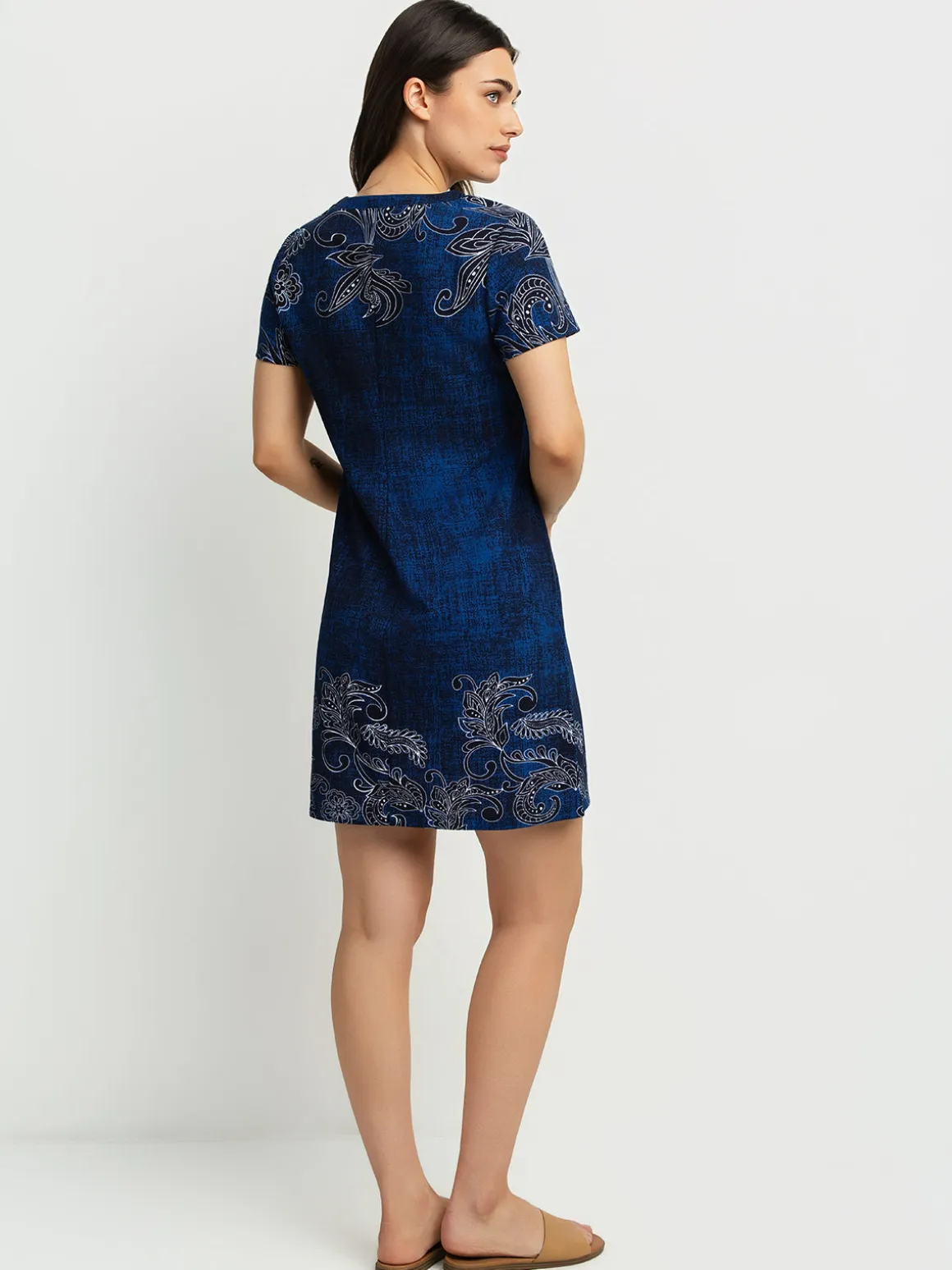 A line midi knit dress