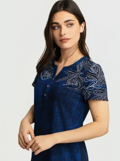 A line midi knit dress