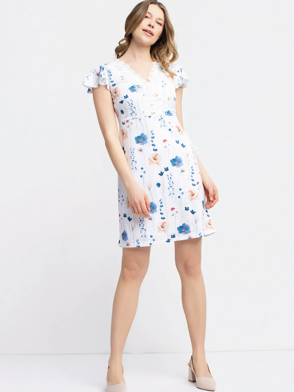 A line midi knit dress