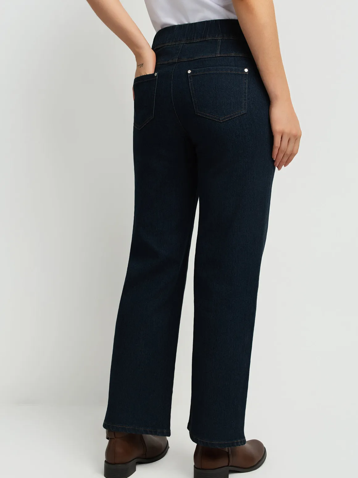 Bootcut denim pants