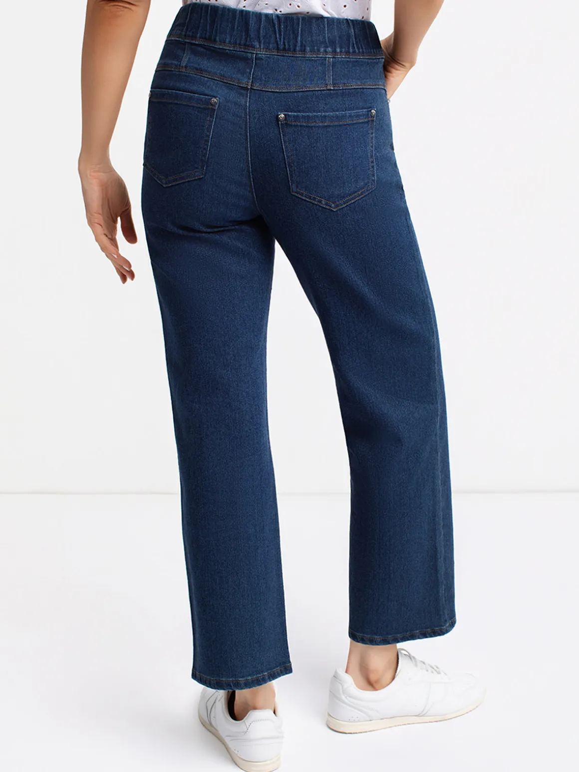 Bootcut denim pants