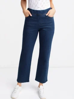 Bootcut denim pants