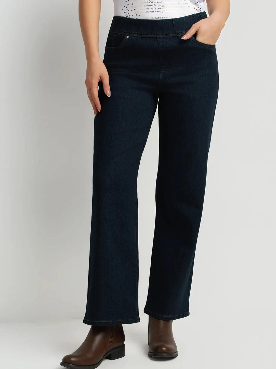 Bootcut denim pants