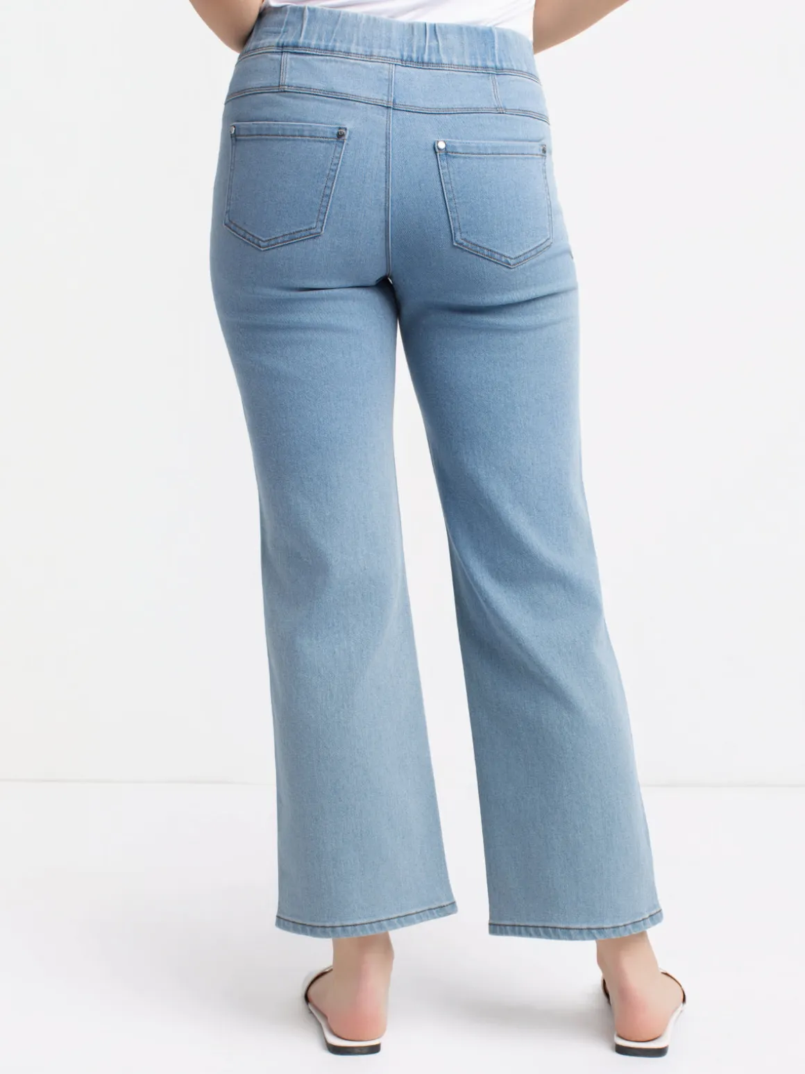 Bootcut denim pants