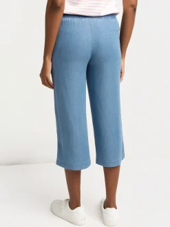 Denim capri