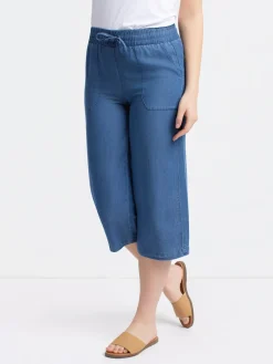 Denim capri