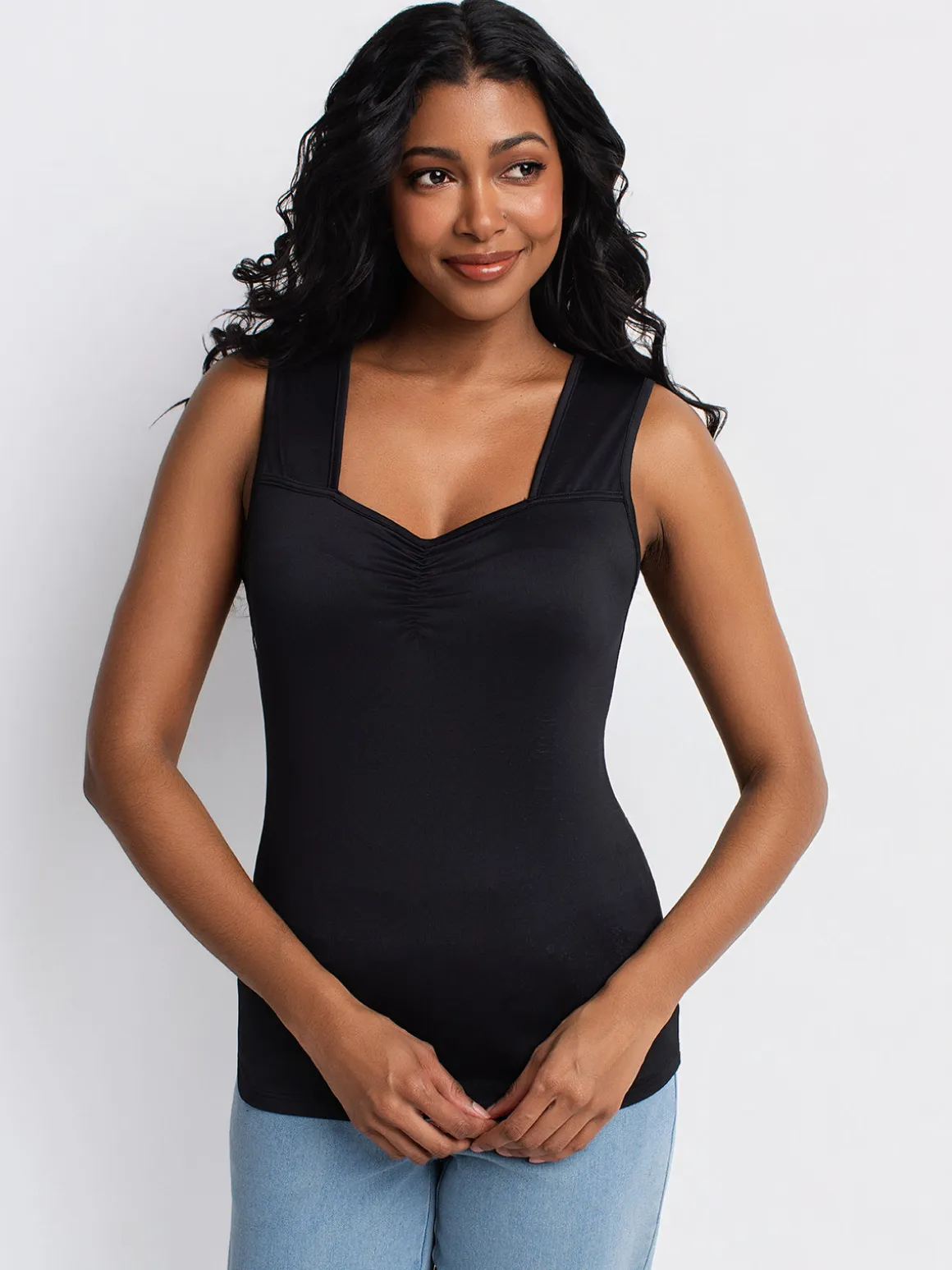 Fitted tank top