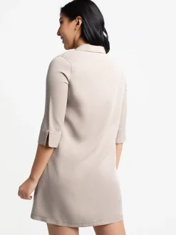 Flared midi dress