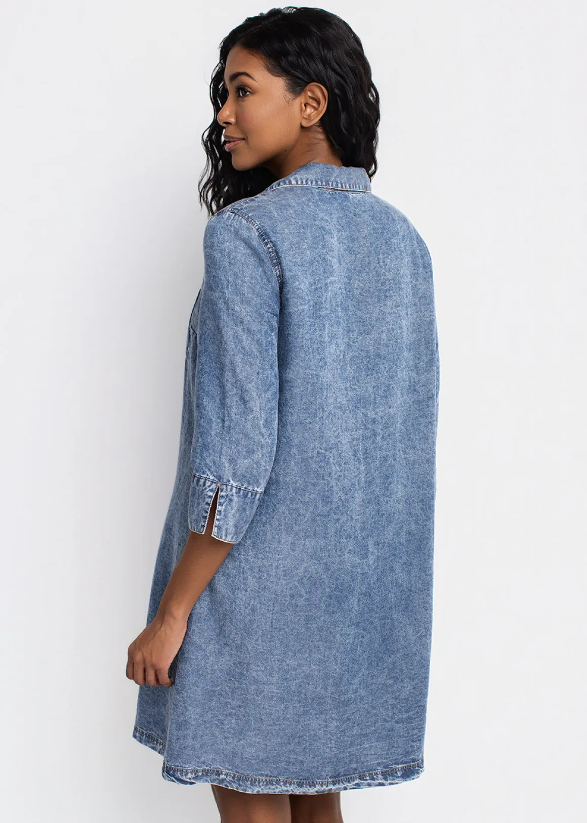 Flared midi dress