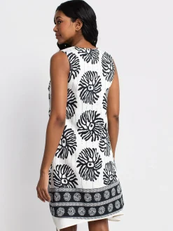 Flared midi dress