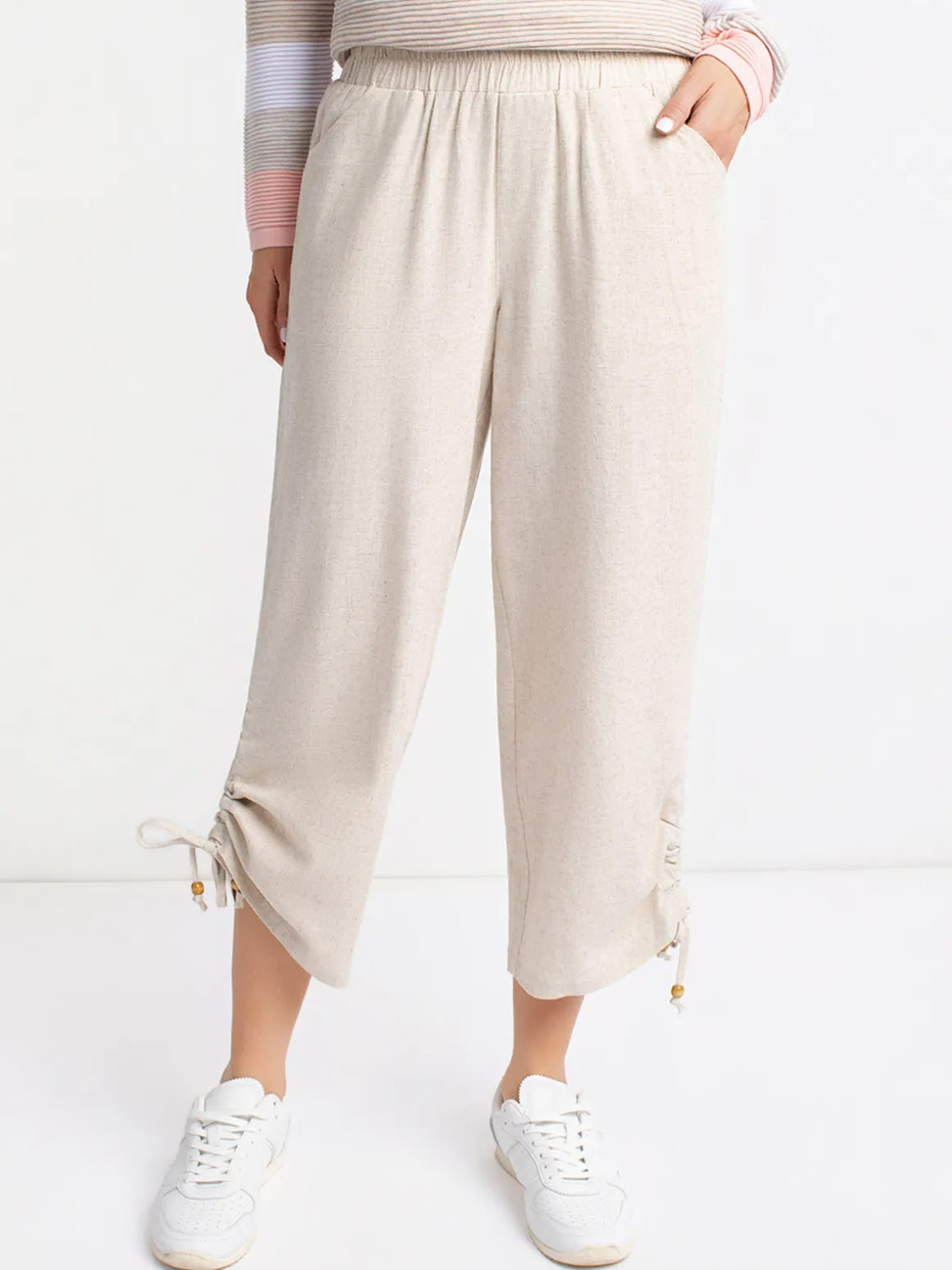 Flared pull-on pant