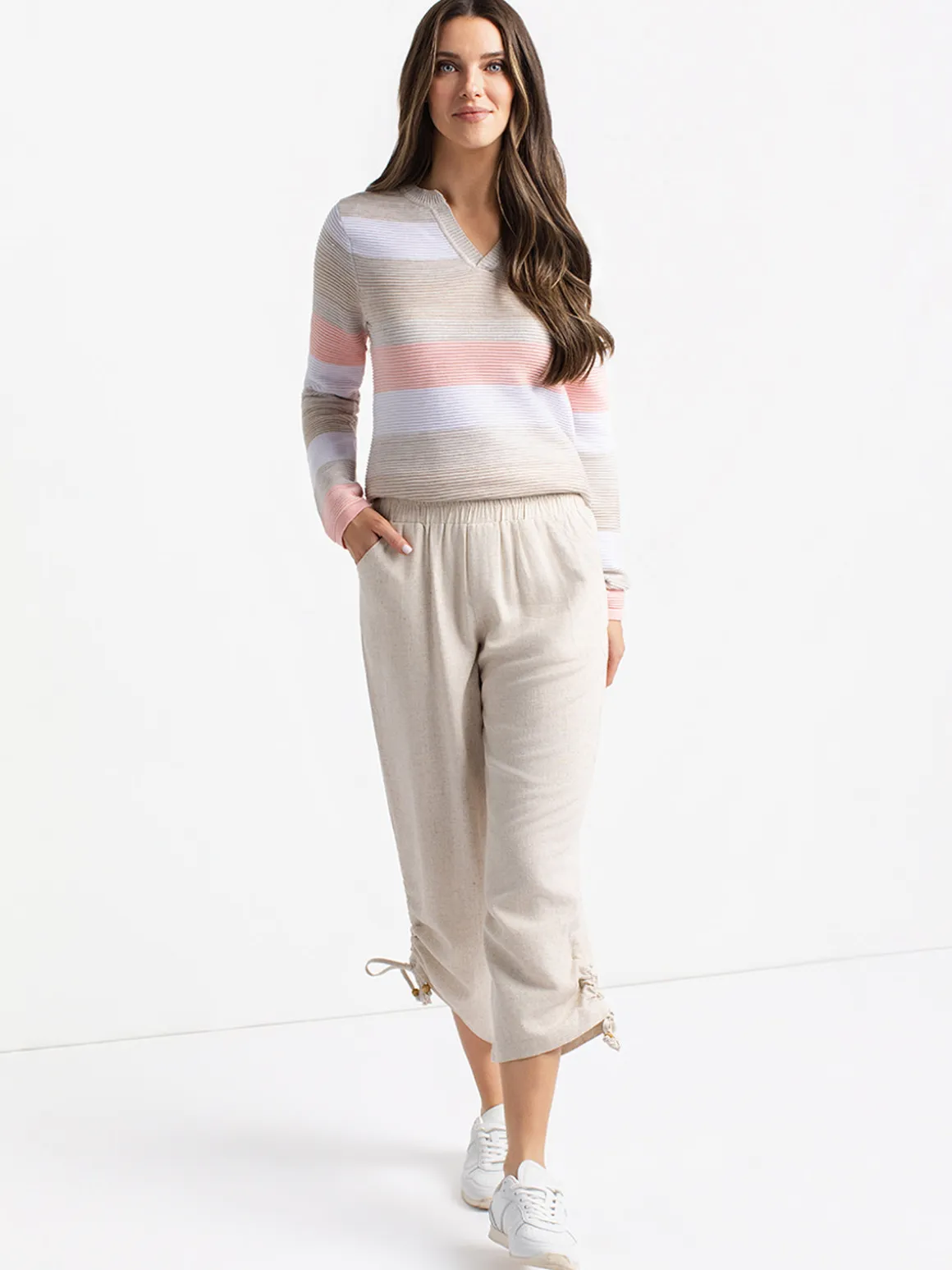 Flared pull-on pant