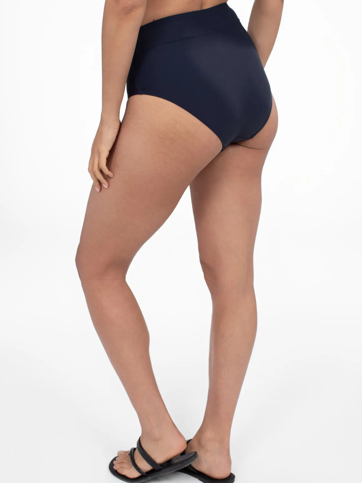 High-waist swim brief