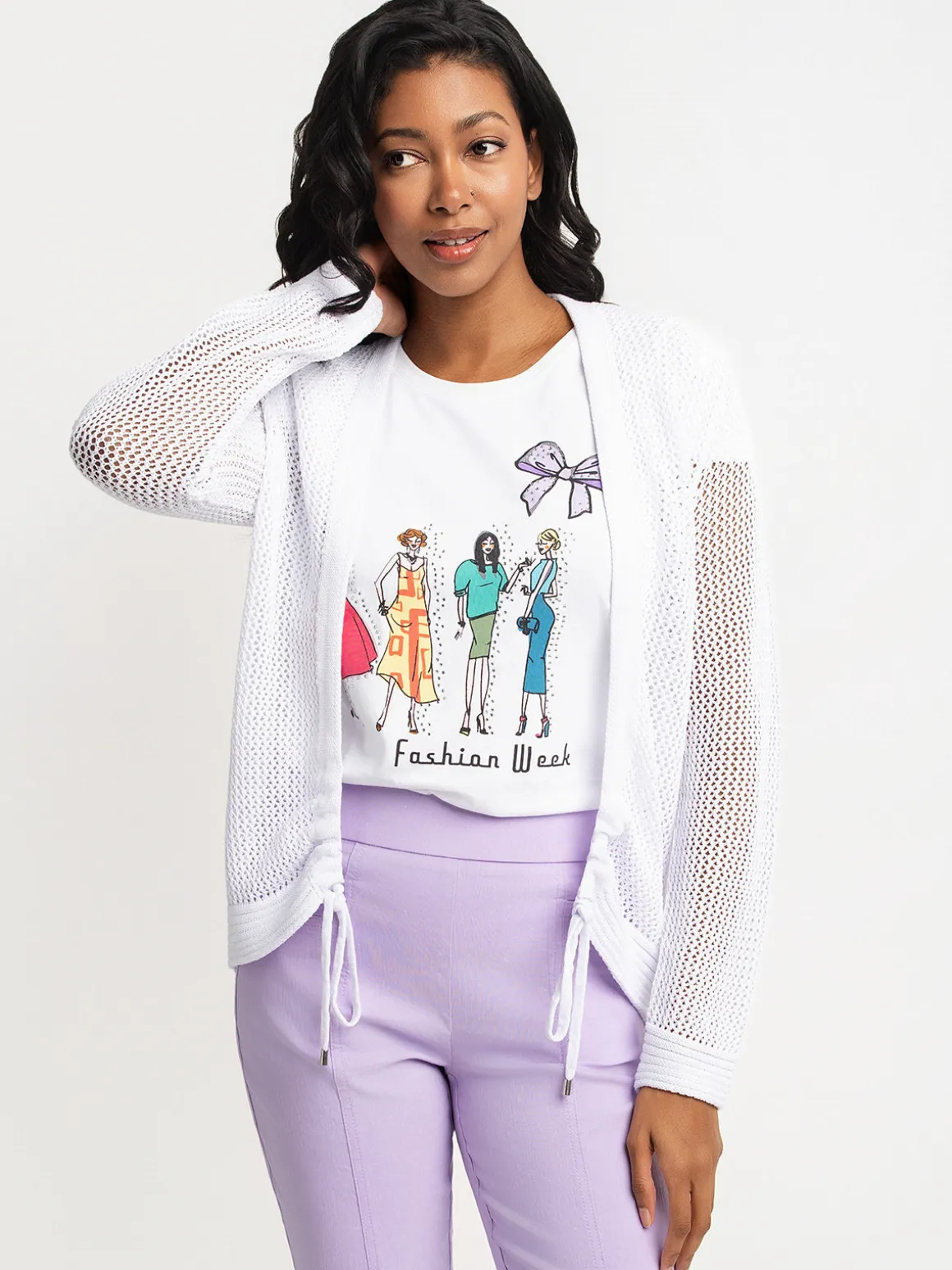Knit cardigan