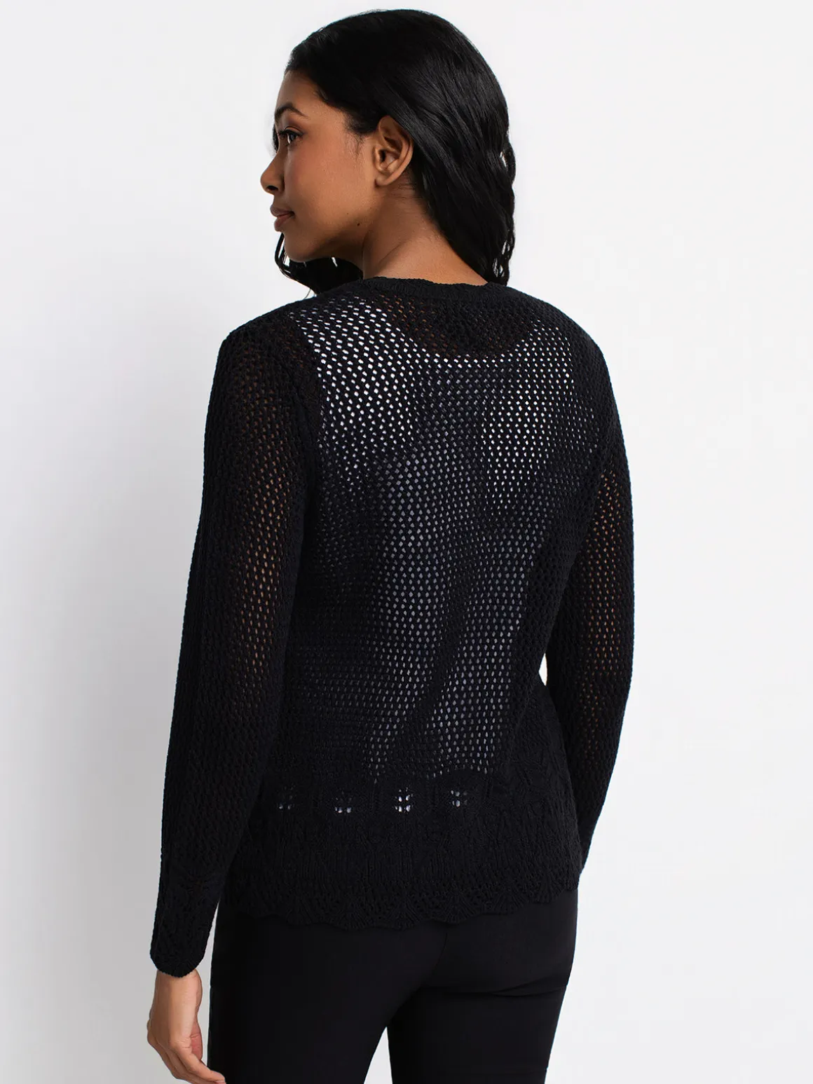 Knit cardigan