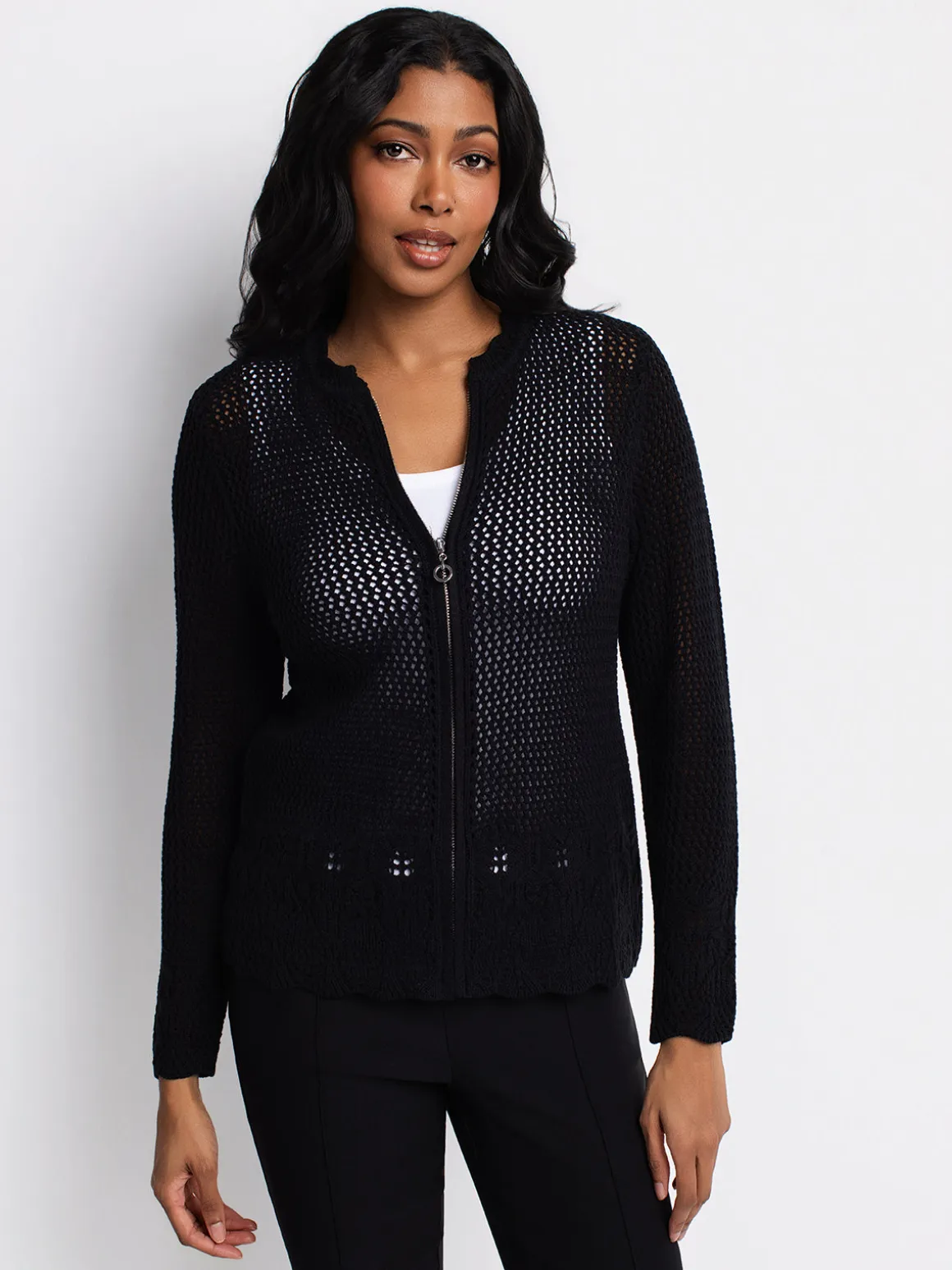 Knit cardigan