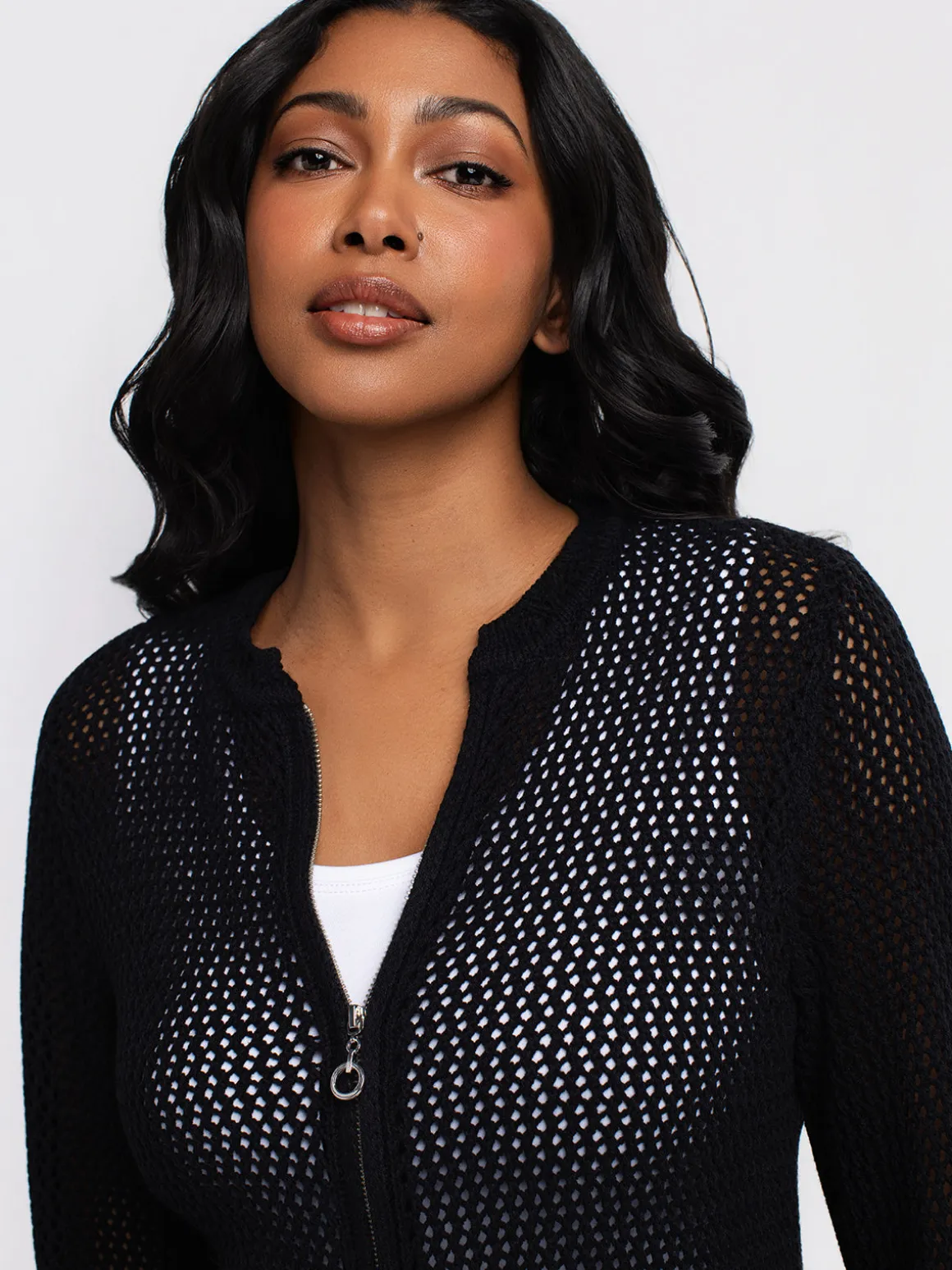 Knit cardigan