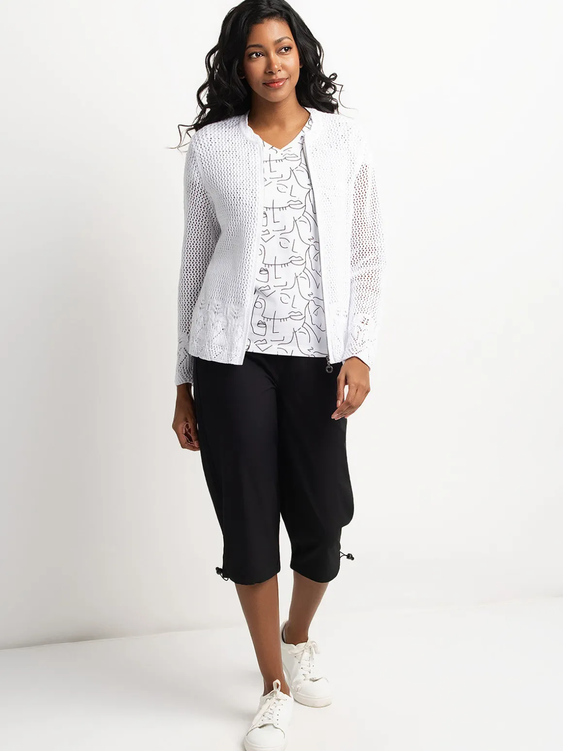 Knit cardigan