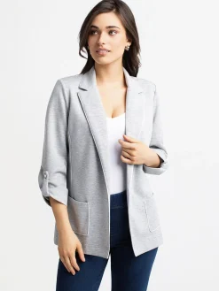 Knit semi-fitted vest
