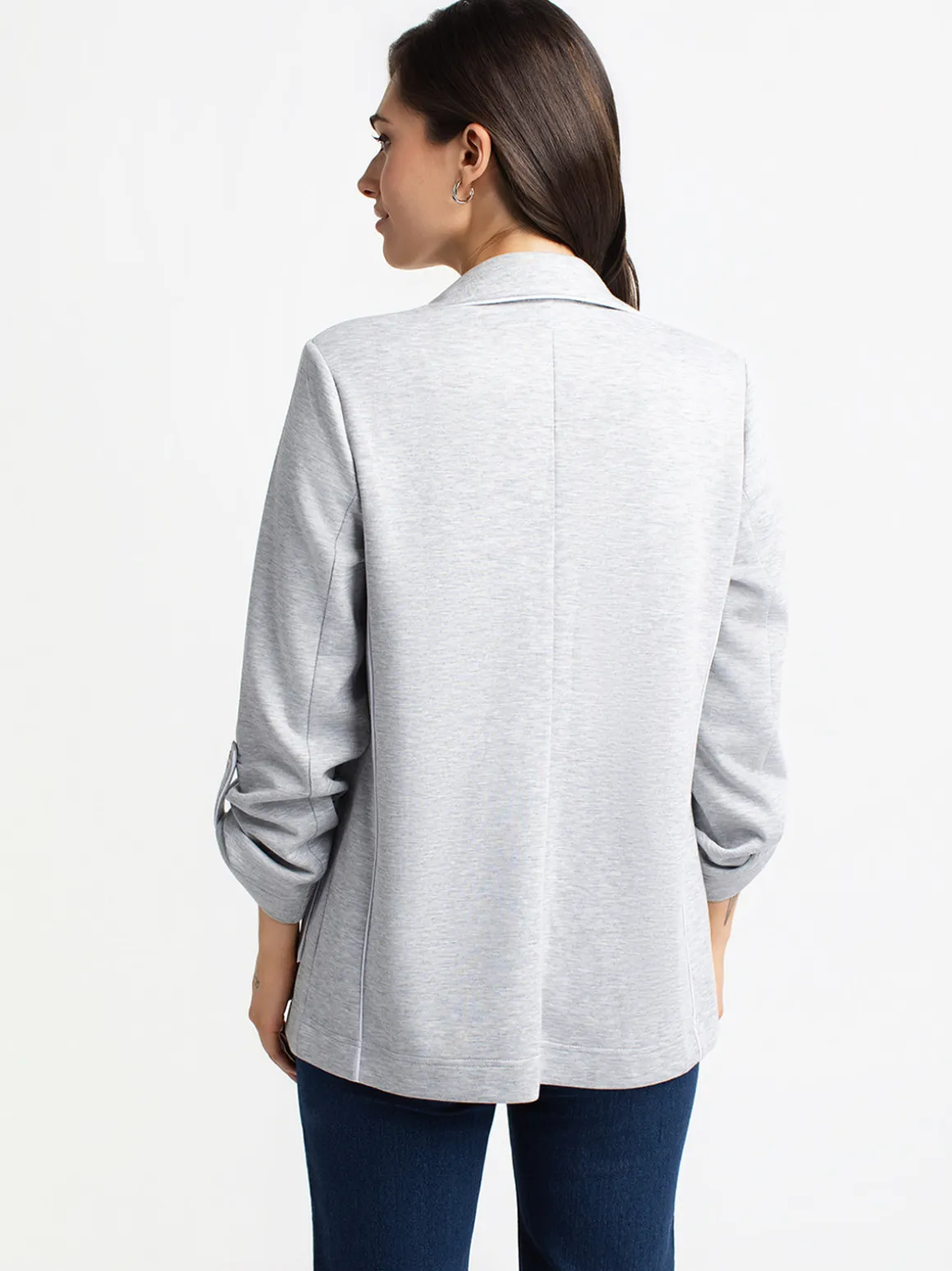 Knit semi-fitted vest