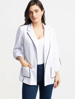 Knit semi-fitted vest