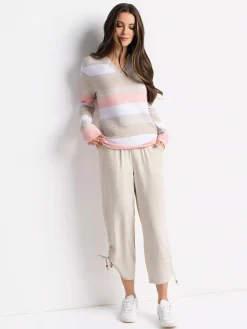 Long-sleeve pullover sweater