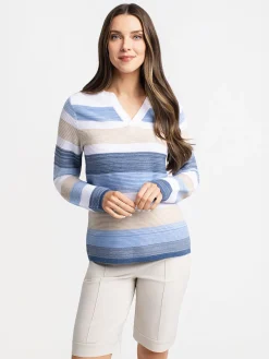 Long-sleeve pullover sweater