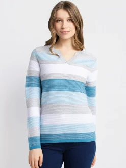 Long-sleeve pullover sweater