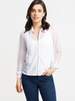 Long-sleeve semi-fitted cardigan