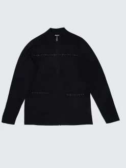 Long-sleeve sweater cardigan