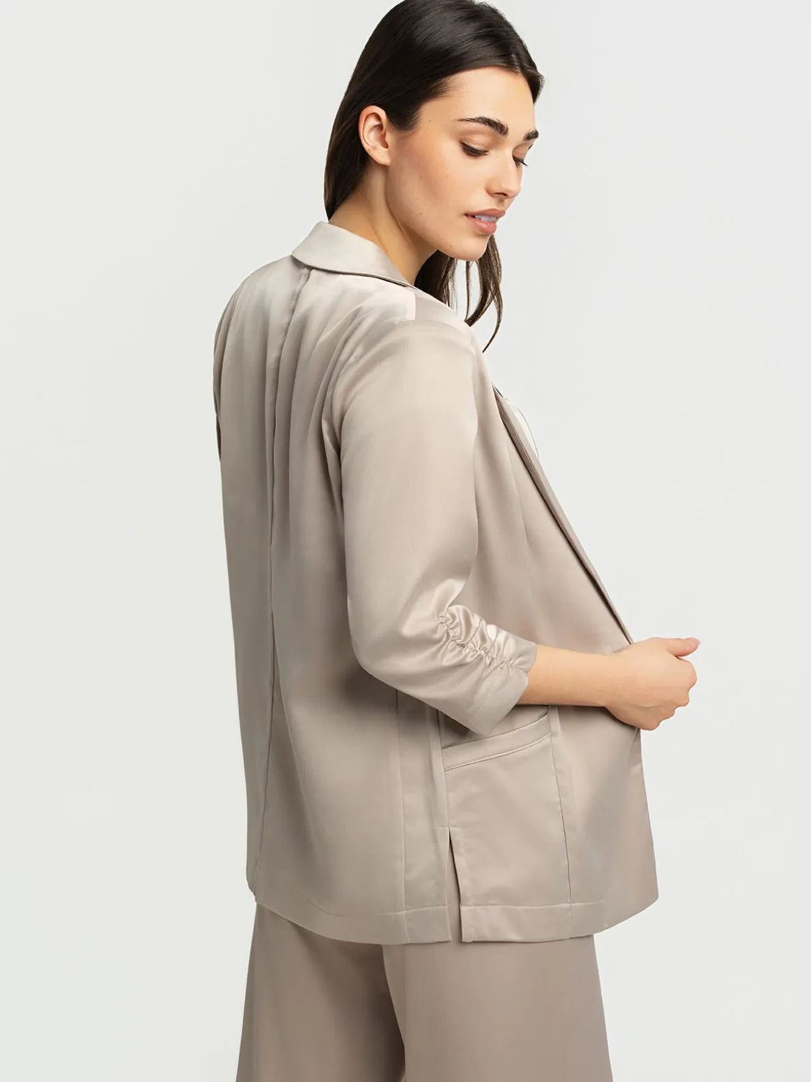 Loose-fit blazer
