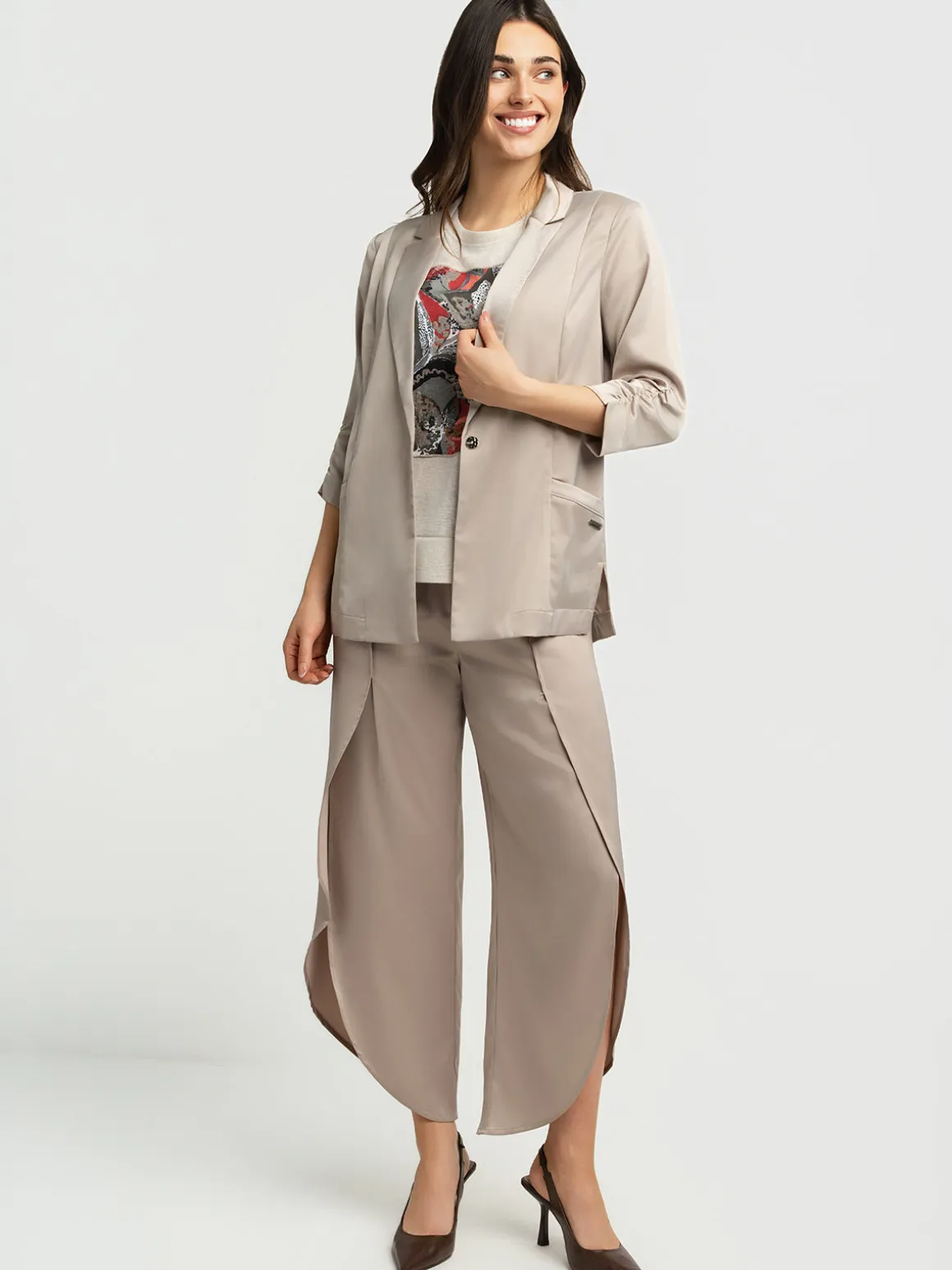 Loose-fit blazer