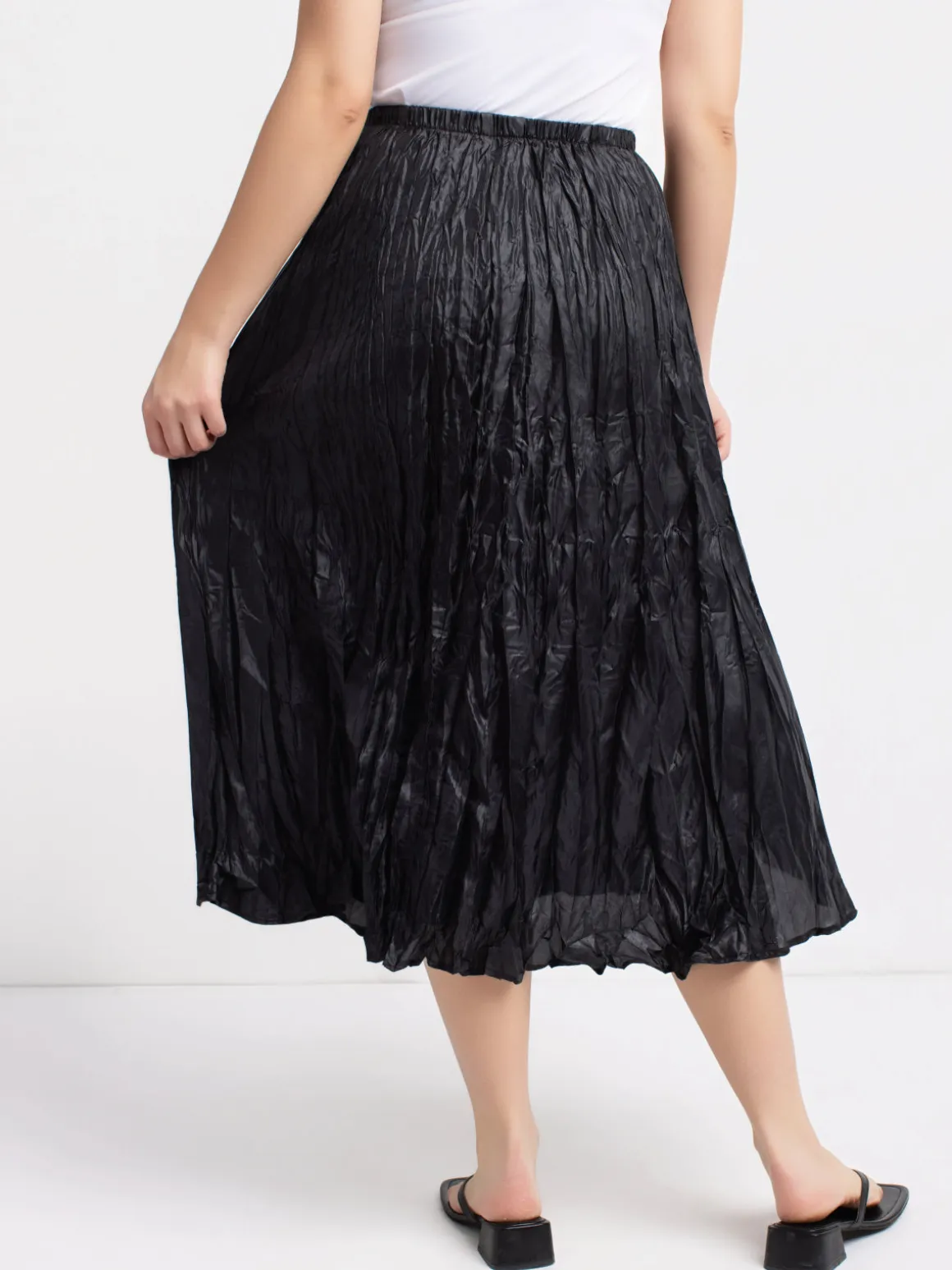 Maxi flared skirt