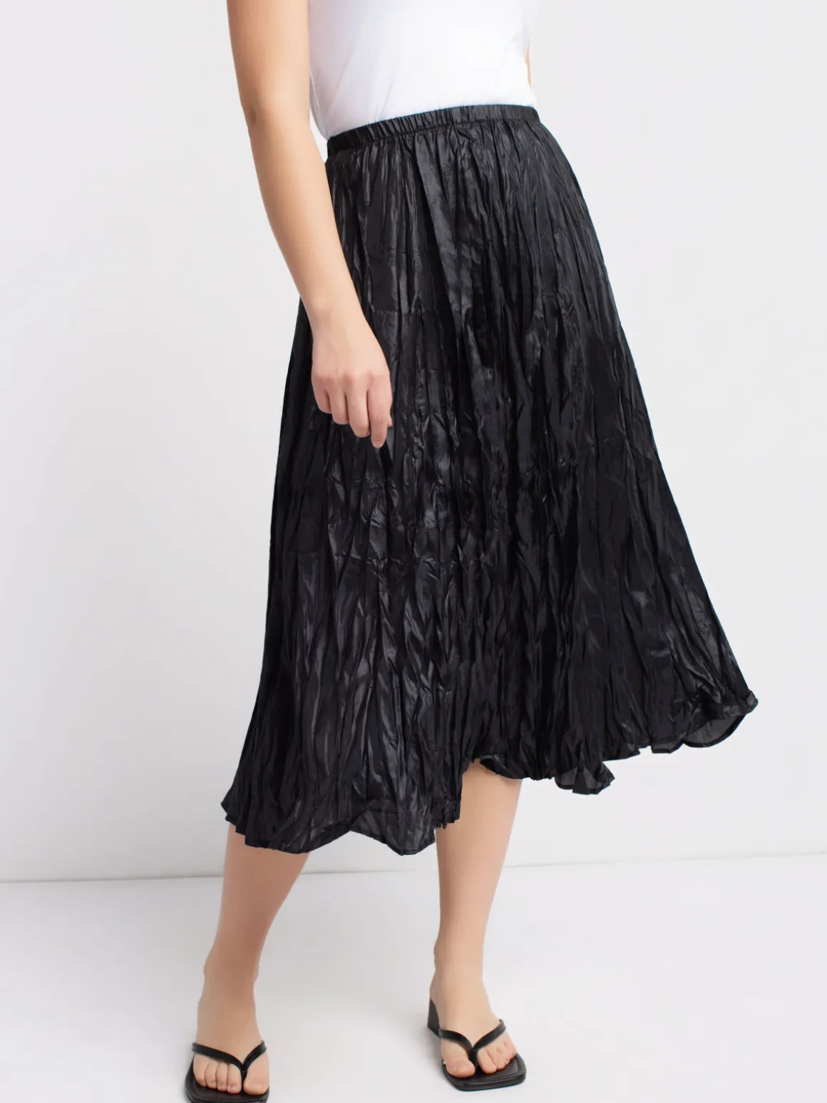 Maxi flared skirt