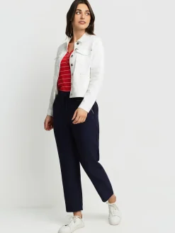 Narrow ankle pull-on dress pant