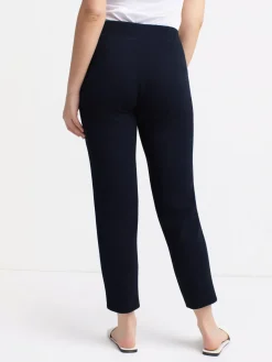 Narrow semi-fitted pull-on dress pant - Petite