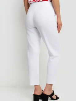 Narrow semi-fitted pull-on dress pant - Petite