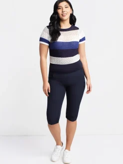 Pull-on capri