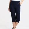 Pull-on capri