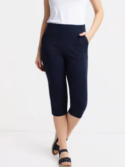 Pull-on capri