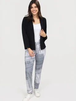 Semi-fitted blazer
