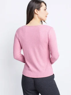 Semi-fitted long-sleeve shirt