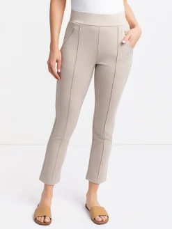 Semi-fitted pull-on pants
