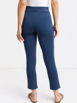 Semi-fitted pull-on pants